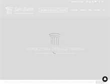Tablet Screenshot of kancelariakufieta.pl